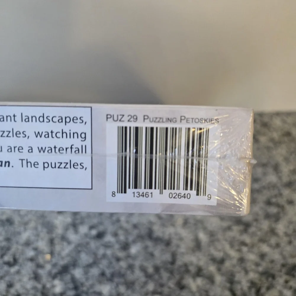 MI Puzzles Puzzling Petoskies 1000 Piece Puzzle Insanity Series Gray Stones USA